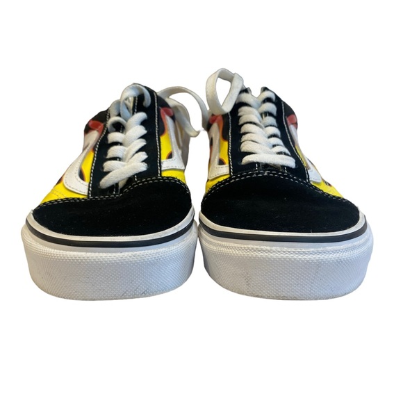 VANS Old Skool Classic Flame Skateboard Sneakers 500714 low Top Men 6 Women 7.5 - Picture 4 of 8